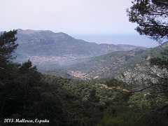 75 Drive East: Looking Back Down The Valley To Soller