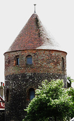 n.w. tower, town walls, great yarmouth, norfolk