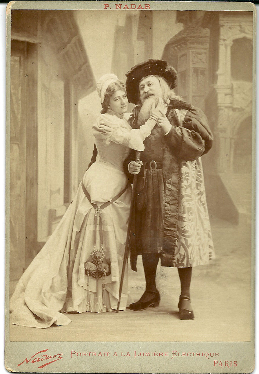 Lucienne Breval & Leon Gressi by Nadar