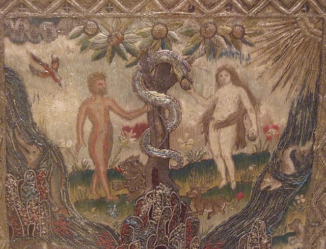 Detail of the Bible and Book of Common Prayer in the Metropolitan Museum of Art, February 2012