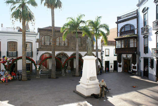 Santa Cruz de La Palma, An der Plaza de Espana 3. Rathausplatz.  ©UdoSm