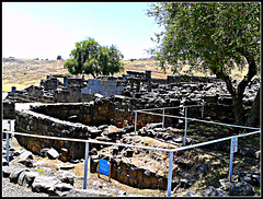 Israel: ruinas de Korazim.