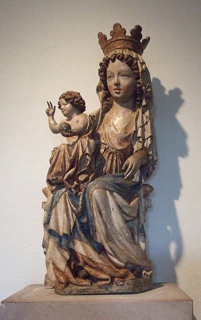 Enthroned Virgin and Child in the Cloisters, October 2010