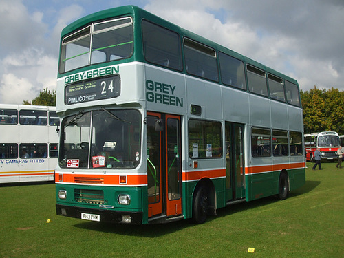 Preserved Grey-Green F143 PHM at Showbus - 21 Sep 2014 (DSCF6041)