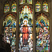 Tiffany window, St Andrew's Church, Kimbolton, Cambridgeshire