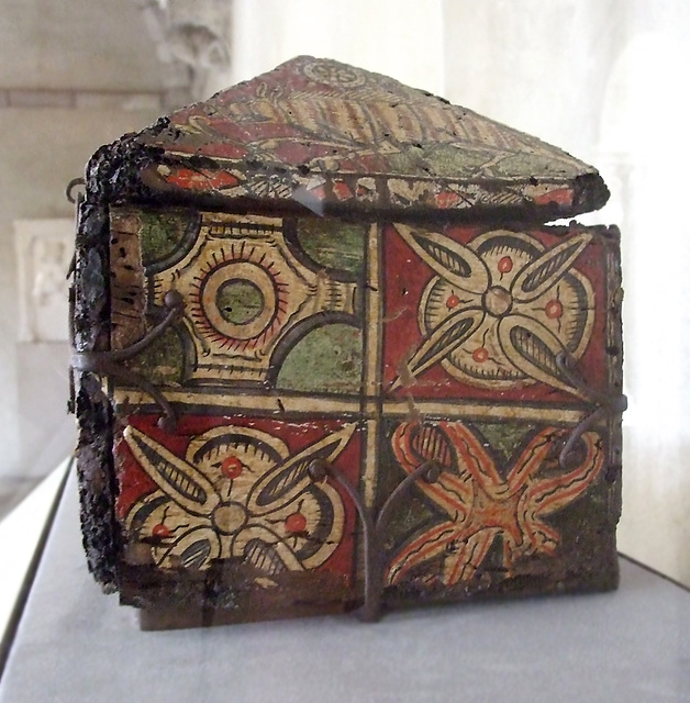 Painted Wood Box with Scenes of the Capture of Orange in the Cloisters, April 2012