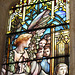 Tiffany window, St Andrew's Church, Kimbolton, Cambridgeshire