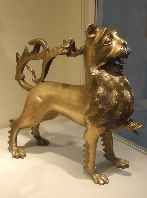Aquamanile in the Form of a Lion in the Cloisters, October 2010