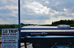 reedham chain ferry, norfolk suffolk border