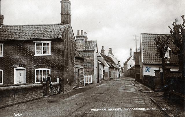 High Street, Wickham Market, Suffolk c1910