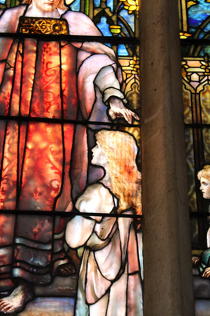 Tiffany window, St Andrew's Church, Kimbolton, Cambridgeshire