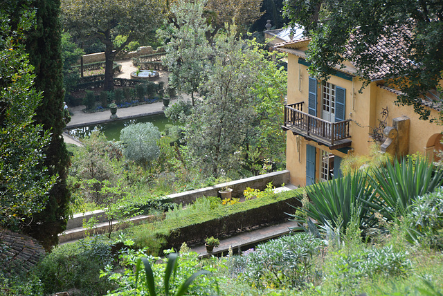 villa de Laurence Johnstone, serres de la Madonne