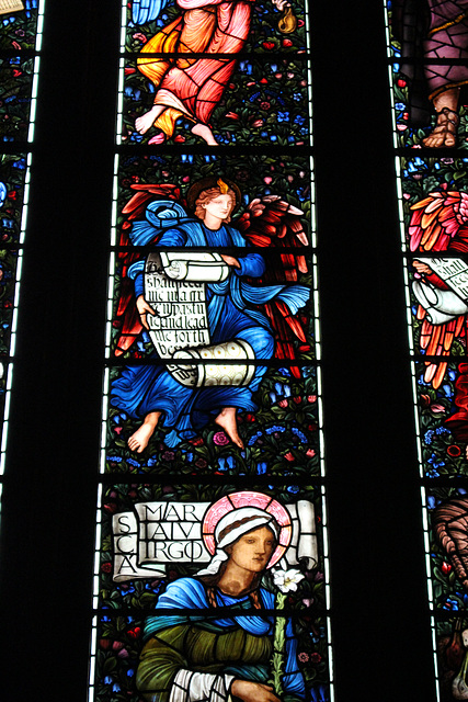 Morris & Co Stained Glass, St Martin's Church, Brampton, Cumbria