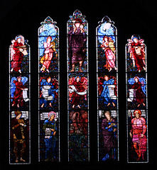 Morris & Co Stained Glass, St Martin's Church, Brampton, Cumbria