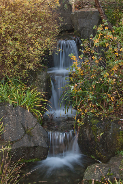 Waterfall at Lauriston Castle Waterfall at Lauriston Castle