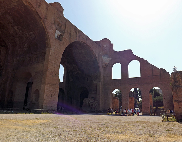 The Basilica of Constantine in the Forum Romanum, July 2012