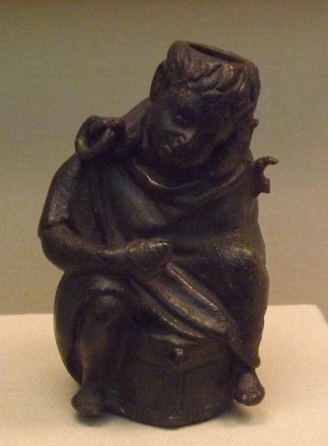Bronze Oil Flask in the British Museum, May 2014
