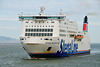 Ferry traffic in Dublin Port