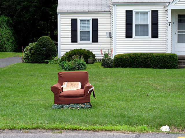 Free Chair with Slipcover