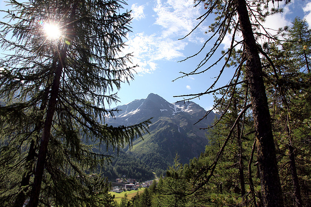 der 2. Tag in Sulden begrüßte uns mit Sonne