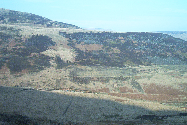 Signs of old land use near Crowden