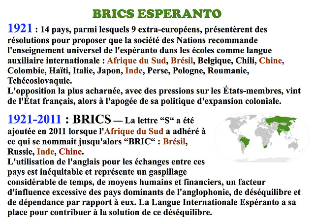 BRICS ESPERANTO — FR