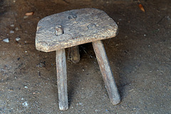 Tabouret de ferme à sensation