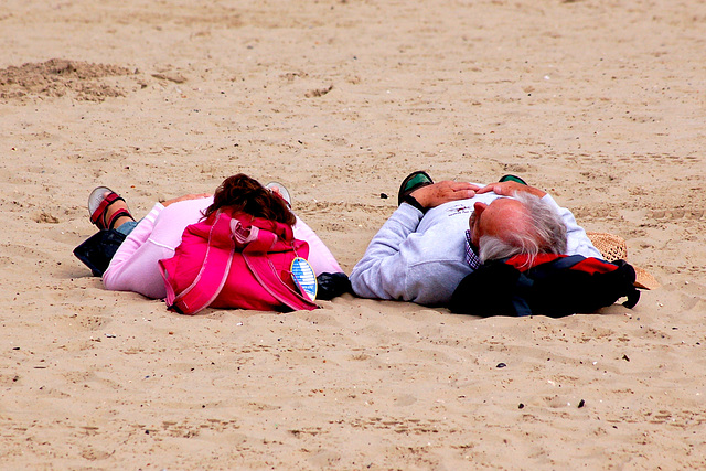 Weymouth: Sunbathers