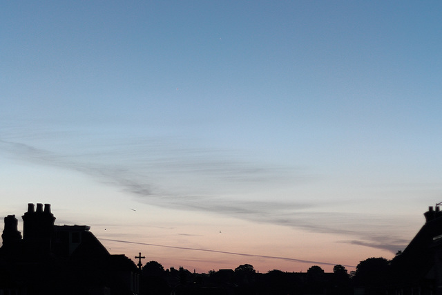 Venus (lower) and Jupiter (upper) in pre-dawn Salisbury