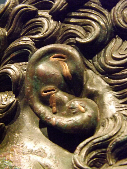 Detail of the Ear of the Boxer in the Palazzo Massimo in Rome, July 2012