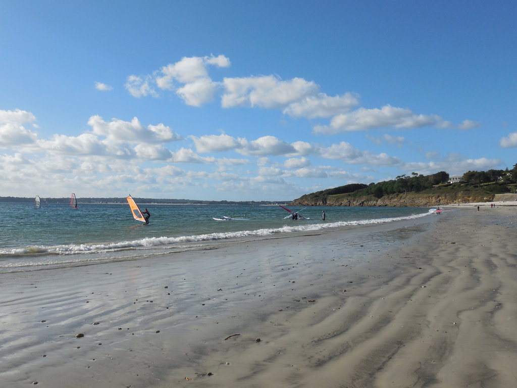 plage des sables blancs concarneau