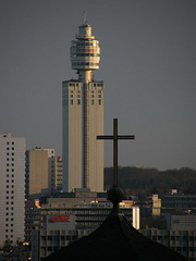 Henninger Turm. Blick von der Zeilgalerie