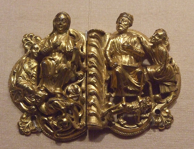 Gilt Bronze Clasp in the Cloisters, October 2010