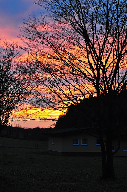 Sonnenuntergang Gedern
