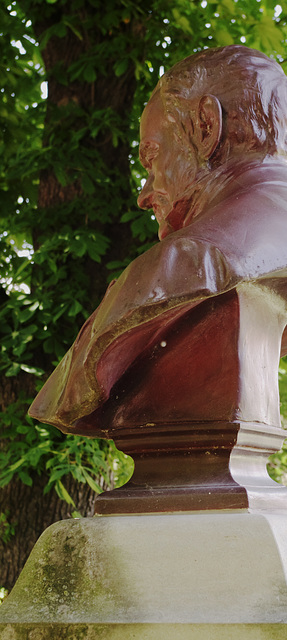 Bust in Znojmo (Czech republic)