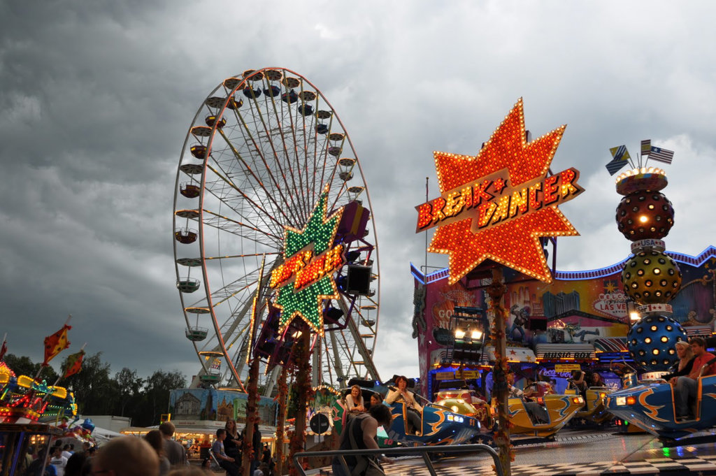 Wetterumschwung auf der Dippemess