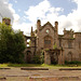 Cambusnethan Priory, Lanarkshire, Scotland burnt c1984