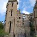 Cambusnethan Priory, Lanarkshire, Scotland burnt c1984