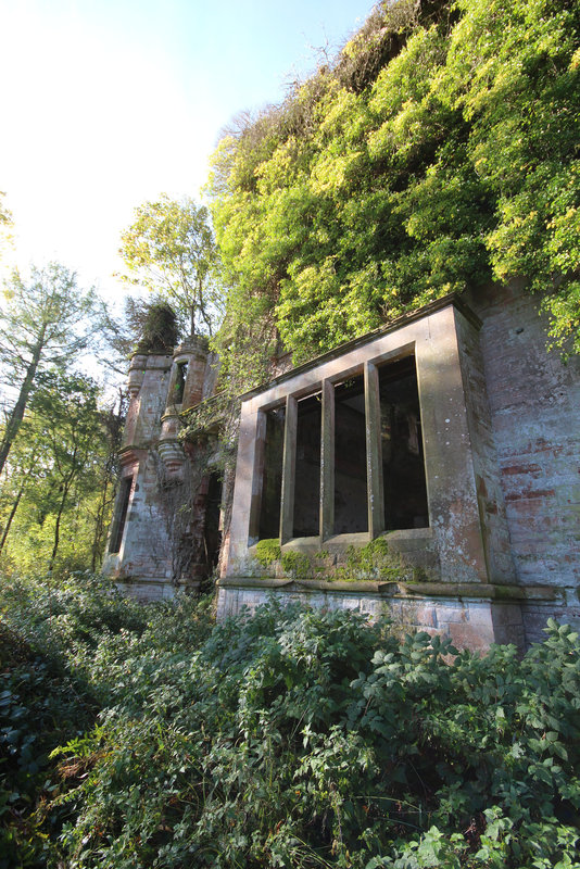 Milkbank House, Dumfries and Galloway, Scotland (unroofed 1960s)