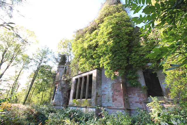 Milkbank House, Dumfries and Galloway, Scotland (unroofed 1960s)