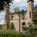 Cambusnethan Priory, Lanarkshire, Scotland burnt c1984