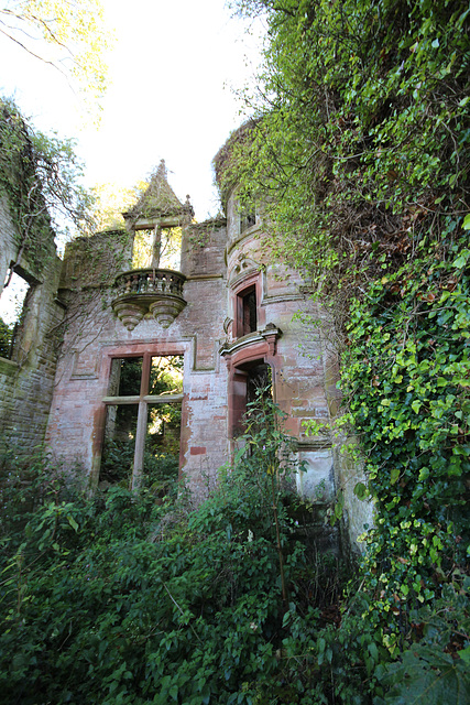 Milkbank House, Dumfries and Galloway, Scotland (unroofed 1960s)