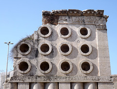 Detail of the Tomb of Eurysaces in Rome, June 2012