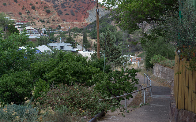 Bisbee, AZ  Ledge Ave stairs (2123)