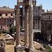 The Temple of Vespasian in the Roman Forum, July 2012