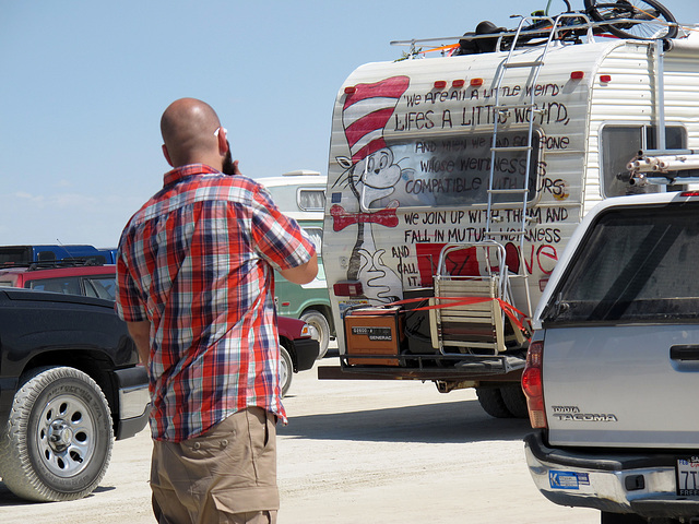 Entrance Road for Burning Man 2014 (0346)