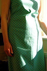 Green Polka Dot Dress