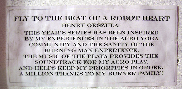 Fly To The Beat Of A Robot Heart by Henry Orszula (0451)