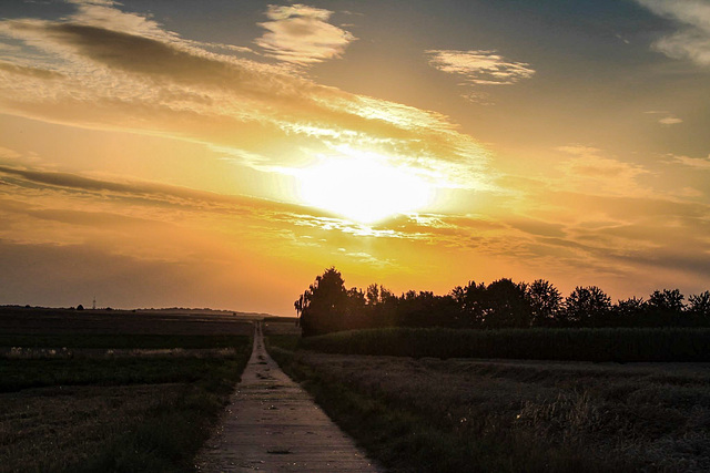 Sunset at Heldenbergen