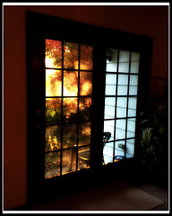 Sun light beyond the door Sun light beyond the door